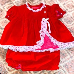 Velvet two piece vintage